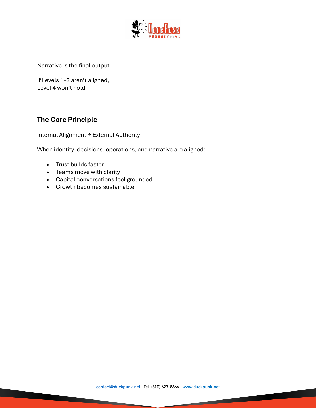 The Alignment Framework page 3